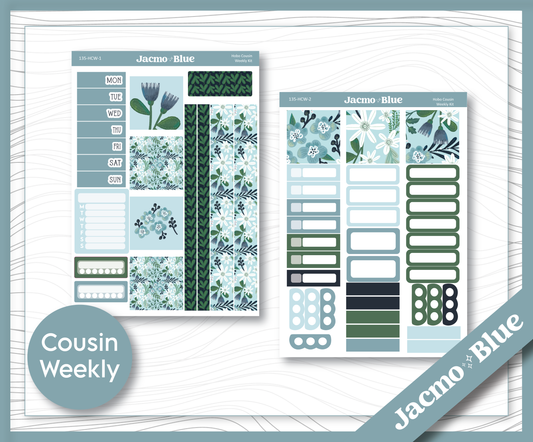 135 Hobonichi Cousin Weekly Kit (2 sheets)