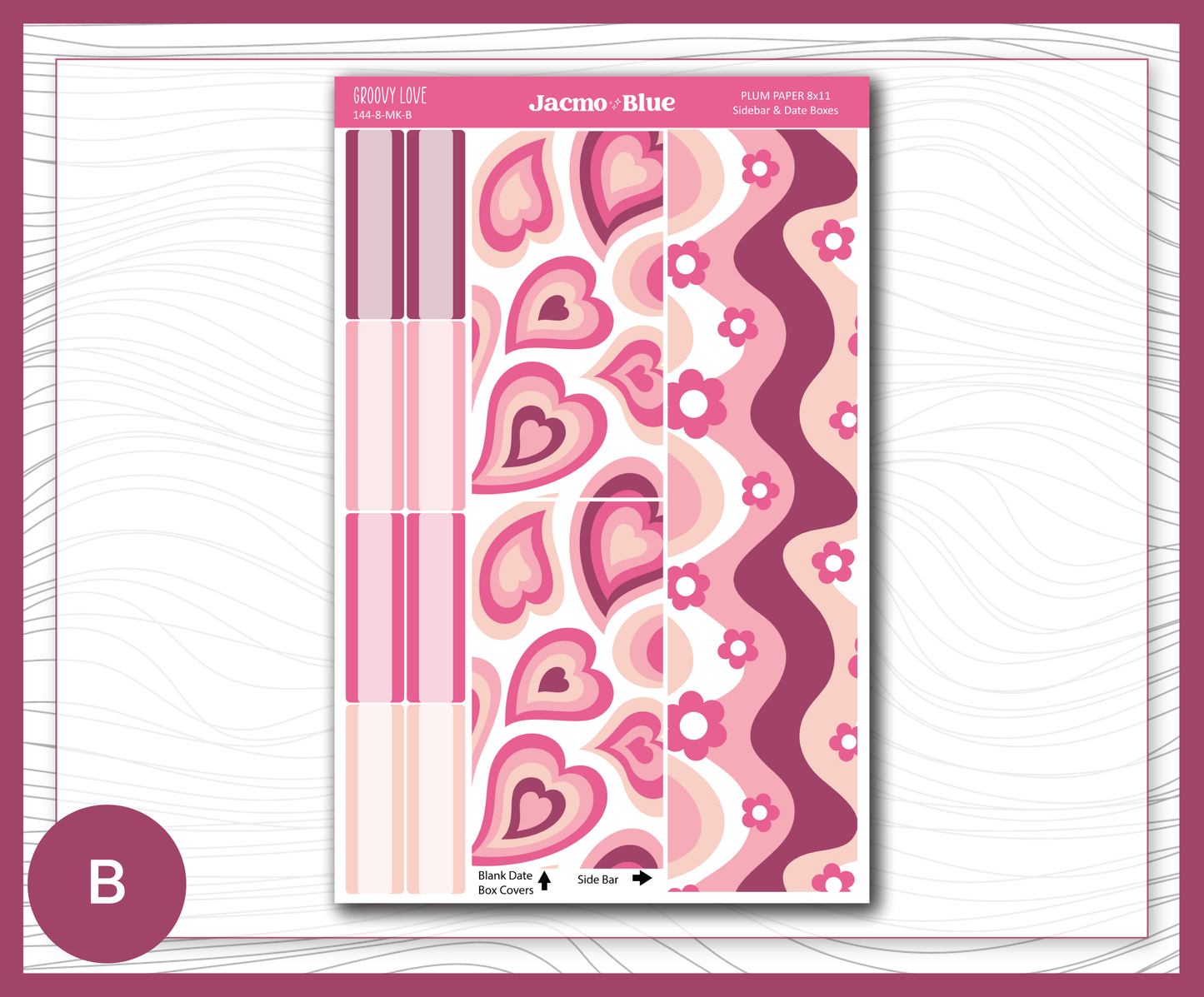 144 Plum Paper Monthly Kit  8x11 - Full Kit