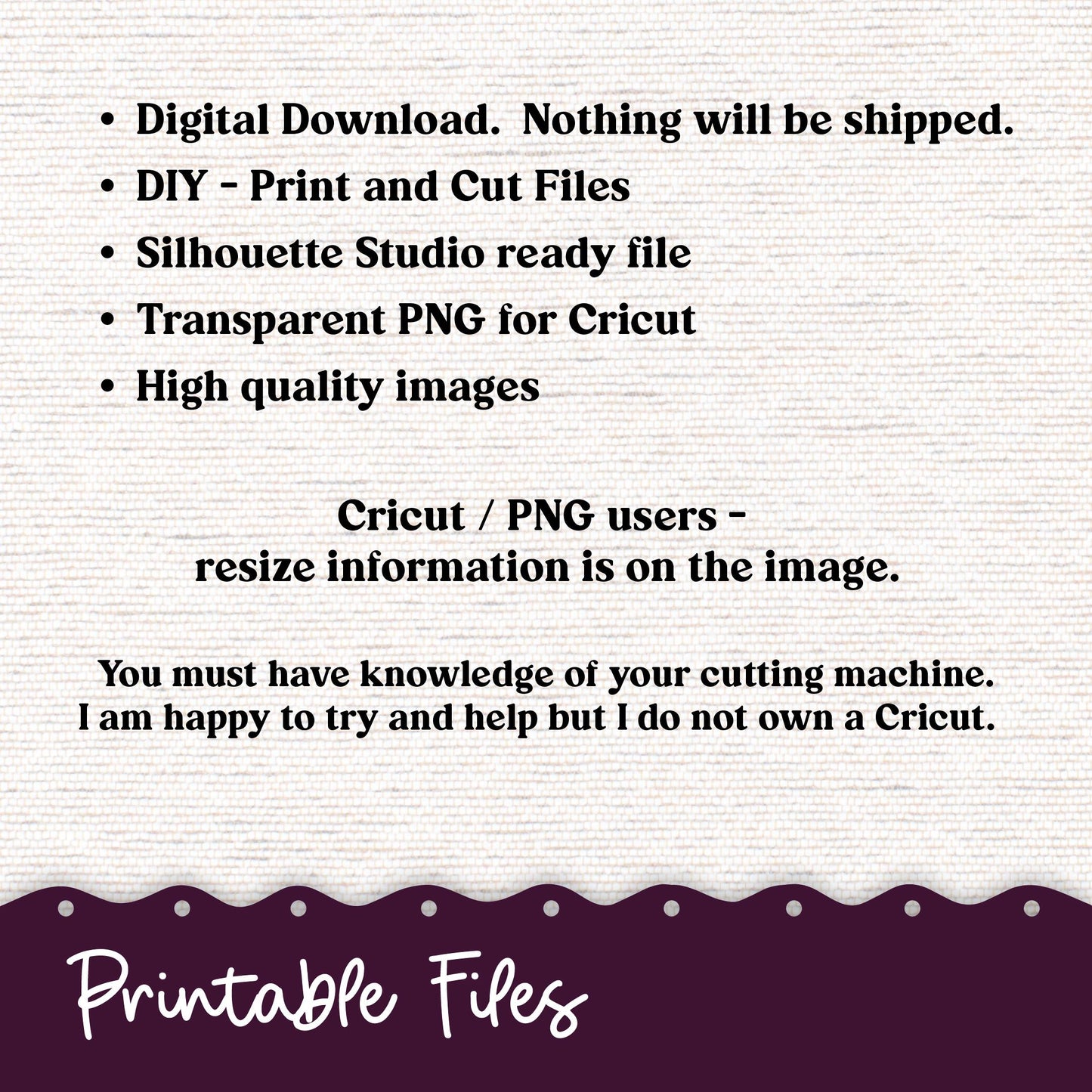 PRINTABLE Monthly Planner Stickers for Hobonichi Cousin A5 - Print and Cut Silhouette and Cricut - 241P