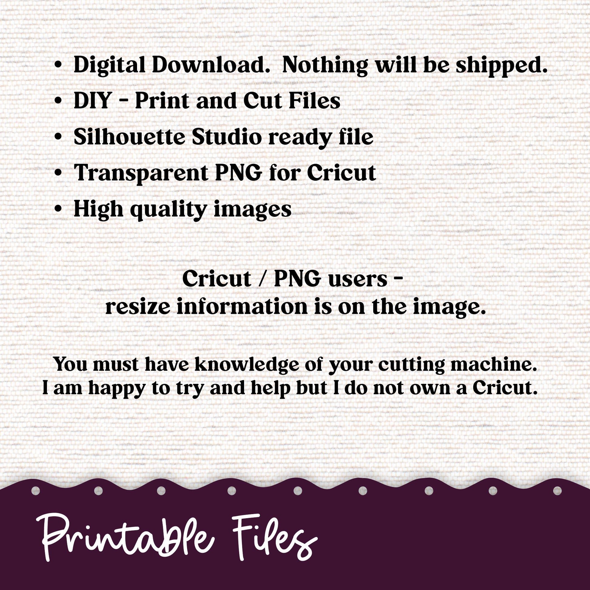 PRINTABLE Monthly Planner Stickers for Hobonichi Cousin A5 - Print and Cut Silhouette and Cricut - 241P