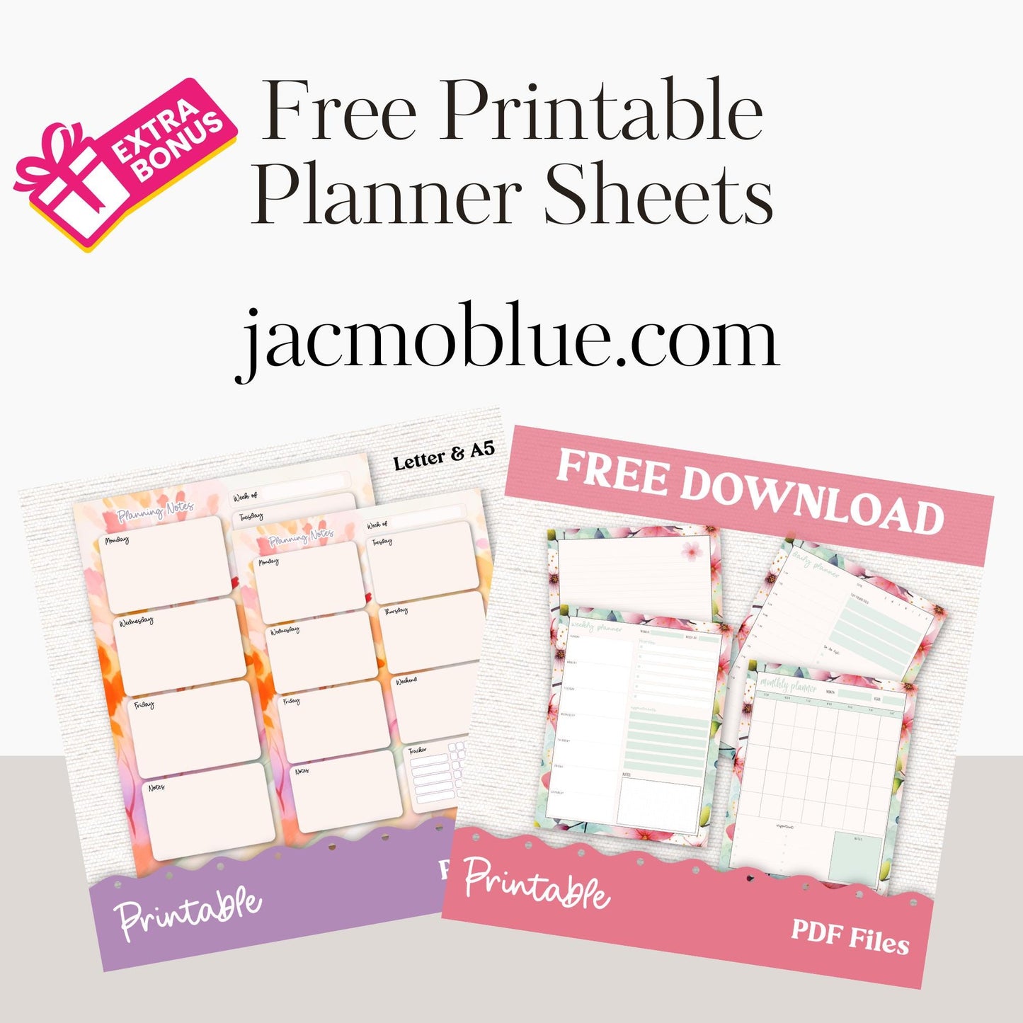 Hobonichi Weeks PRINTABLE Weekly Sticker Kit Planner Stickers - Silhouette Cricut Transparent PNG Files 175P Fantasy Floral - Digital