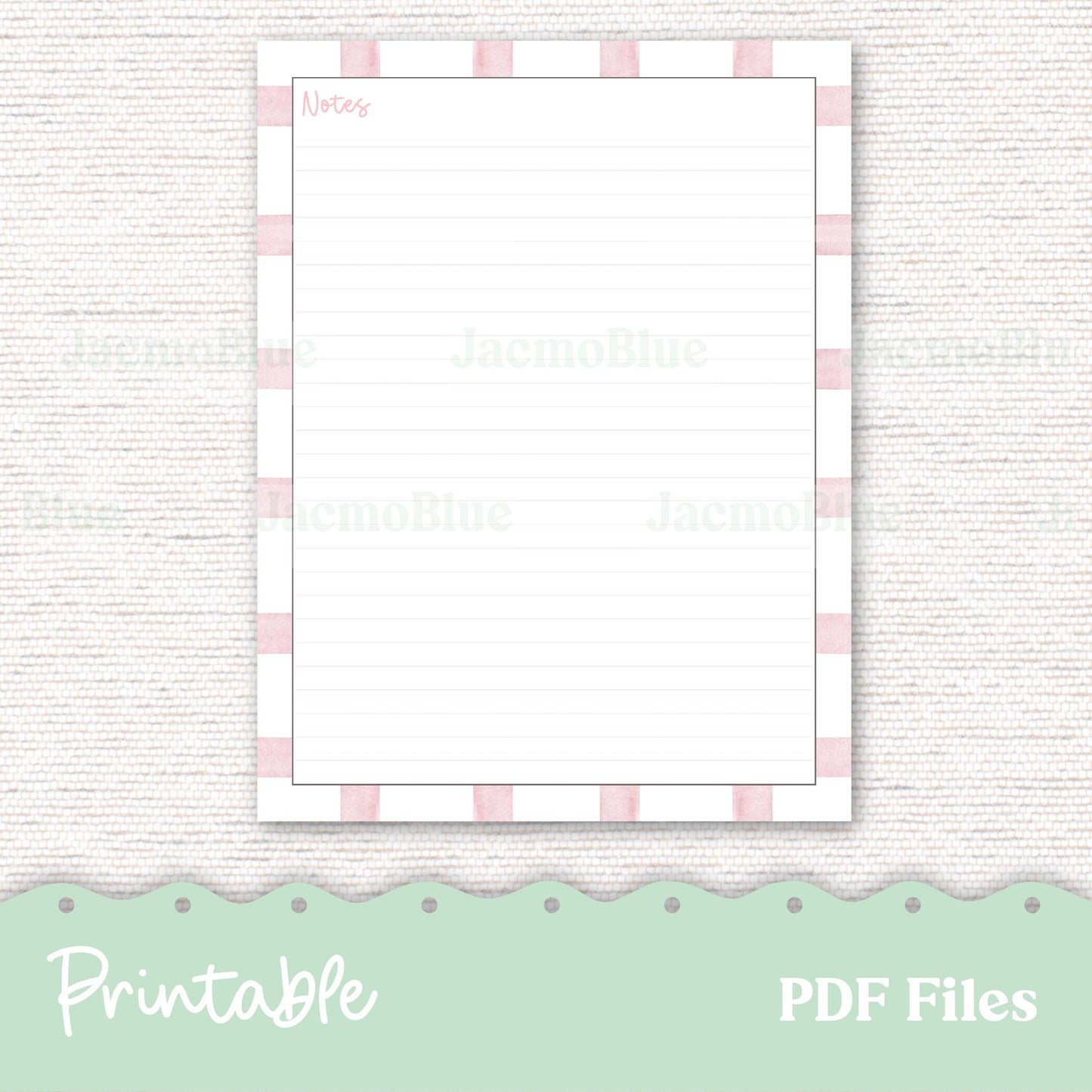 PRINTABLE Planner Bundle - Monthly, Weekly, Daily, Notes Journaling 255P PDF Download GoodNotes - Digital Planner