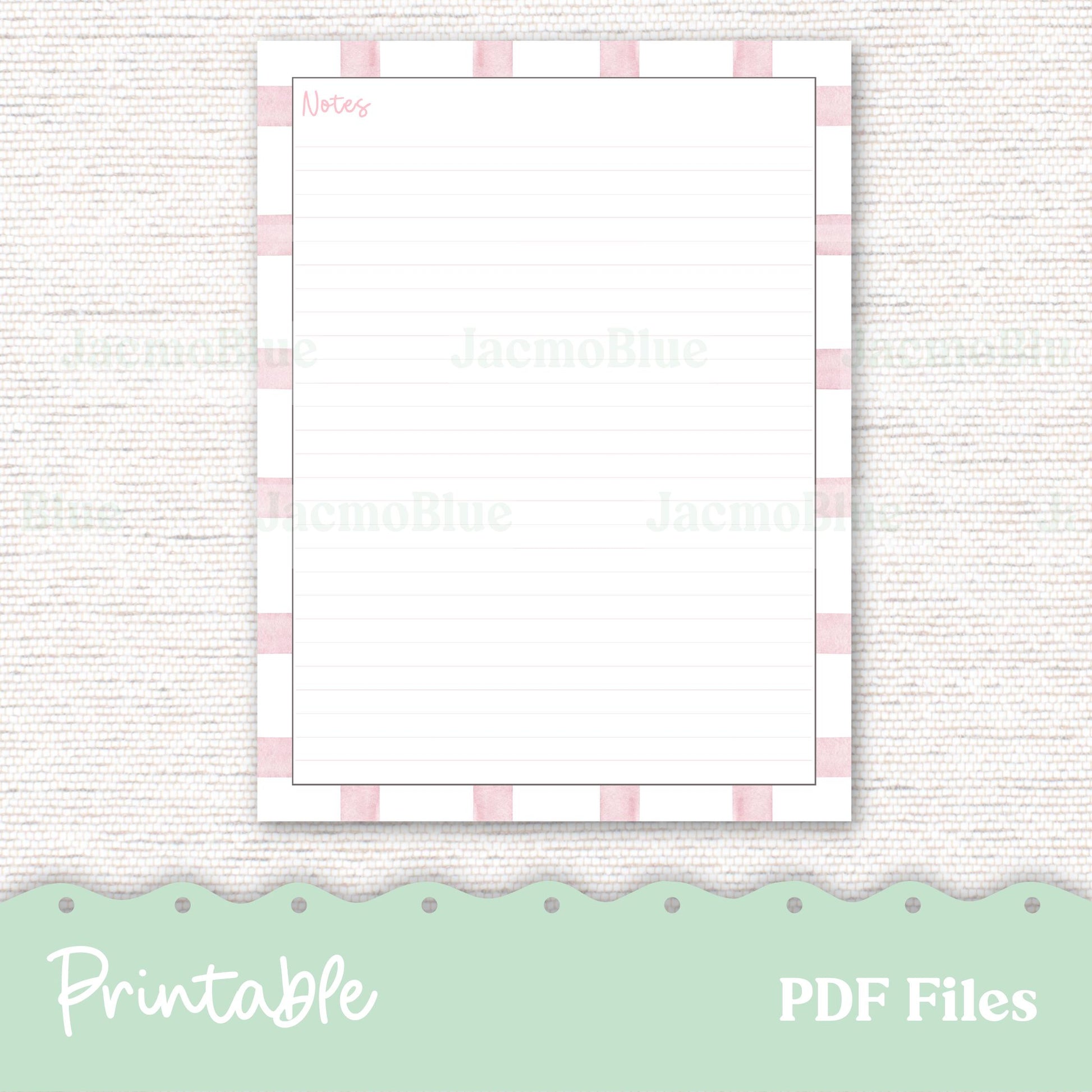 PRINTABLE Planner Bundle - Monthly, Weekly, Daily, Notes Journaling 255P PDF Download GoodNotes - Digital Planner