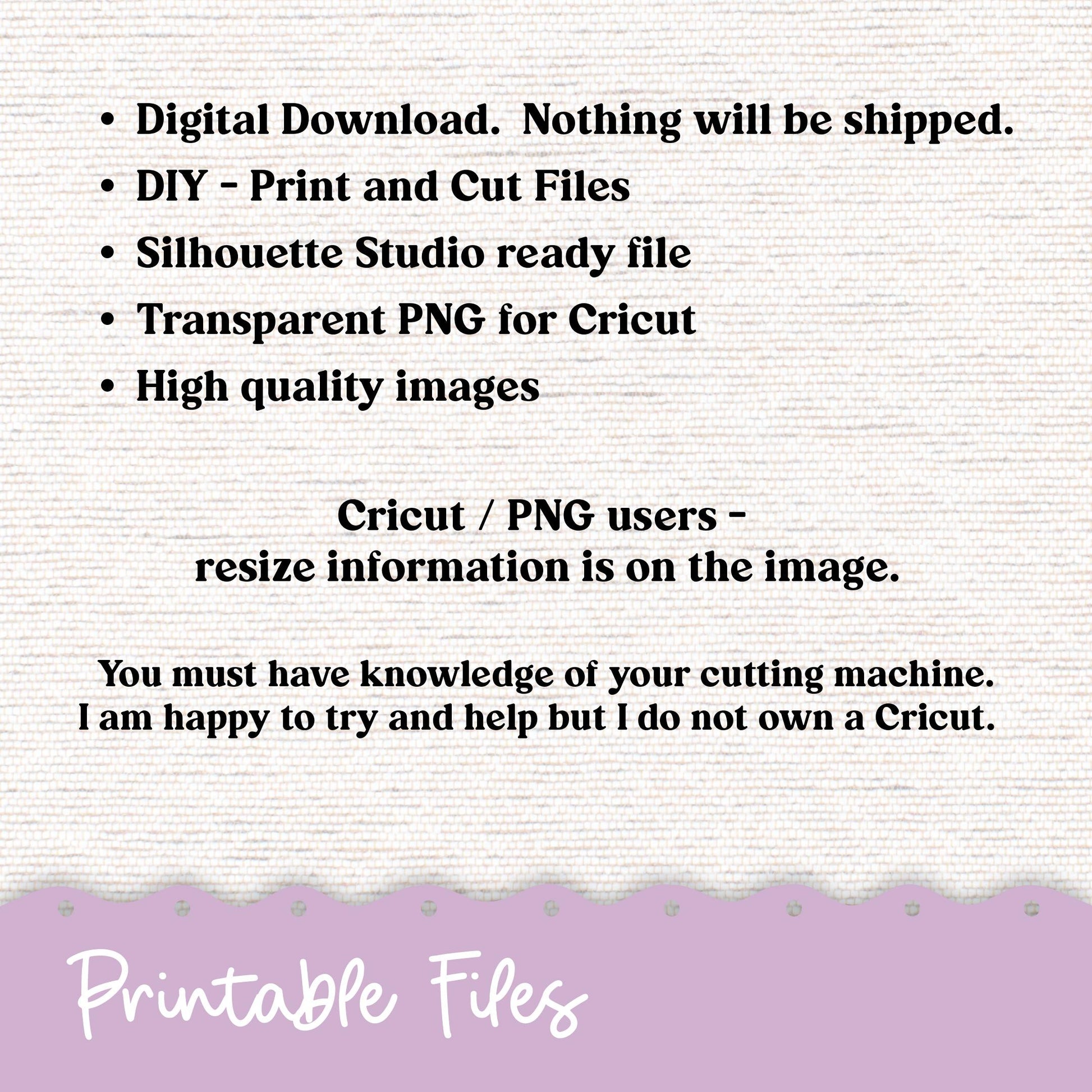 Plum Paper Planner PRINTABLE Monthly Stickers 8x11 7x9 A5 Print and Cut - Cricut Silhouette - 258P Lavender Doodle