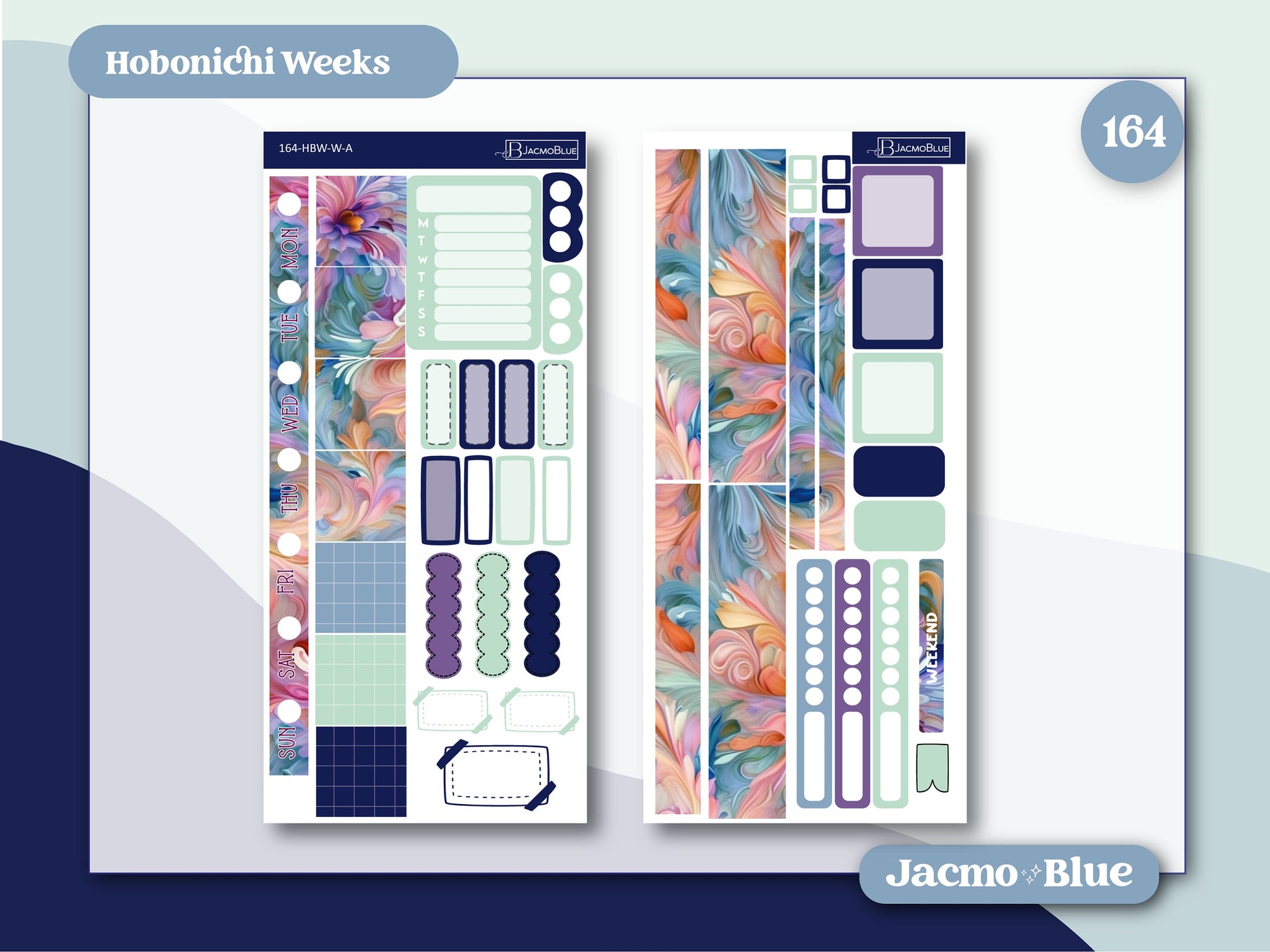 Hobonichi Weeks Weekly Sticker Kit 164