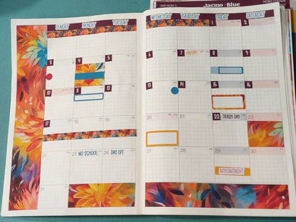 Hobonichi Cousin Monthly Planner Stickers Kit 174 Dreamscapes