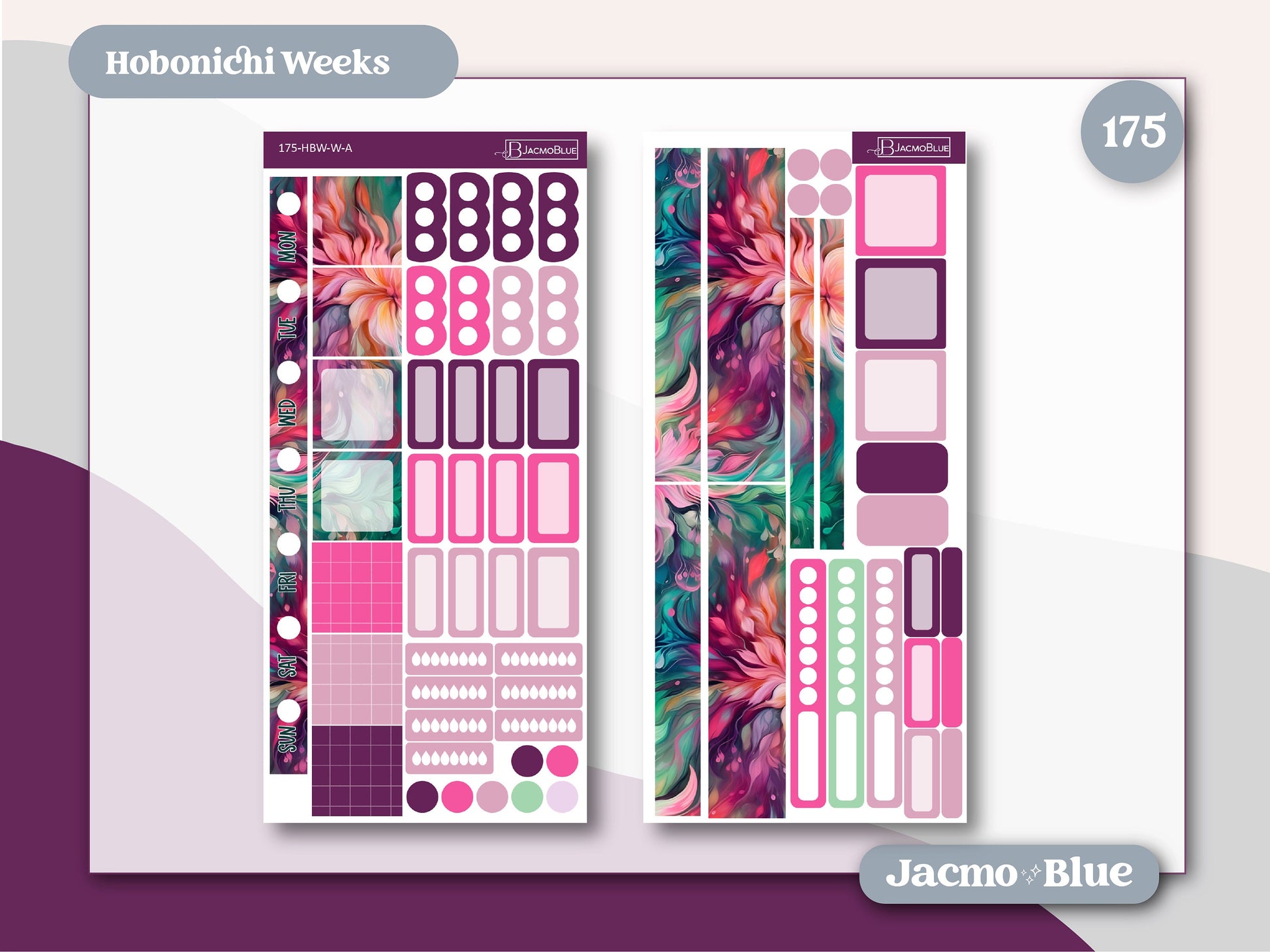 Dreamscapes Hobonichi Weeks Weekly Sticker Kit 175