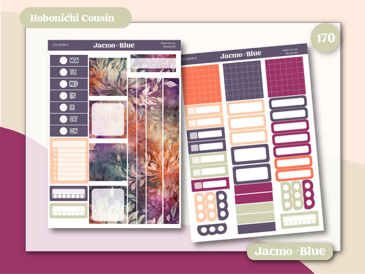 Dreamscapes Hobonichi Cousin Weekly Planner Stickers Kit 171