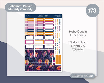 Dreamscapes Hobonichi Cousin Weekly Planner Stickers Kit 173