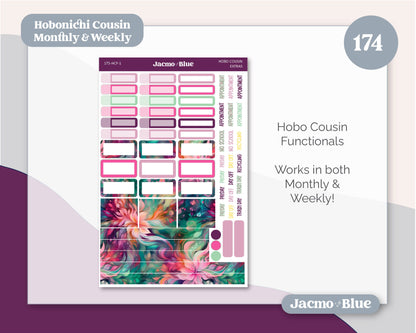 Dreamscapes Hobonichi Cousin Weekly Planner Stickers Kit 175