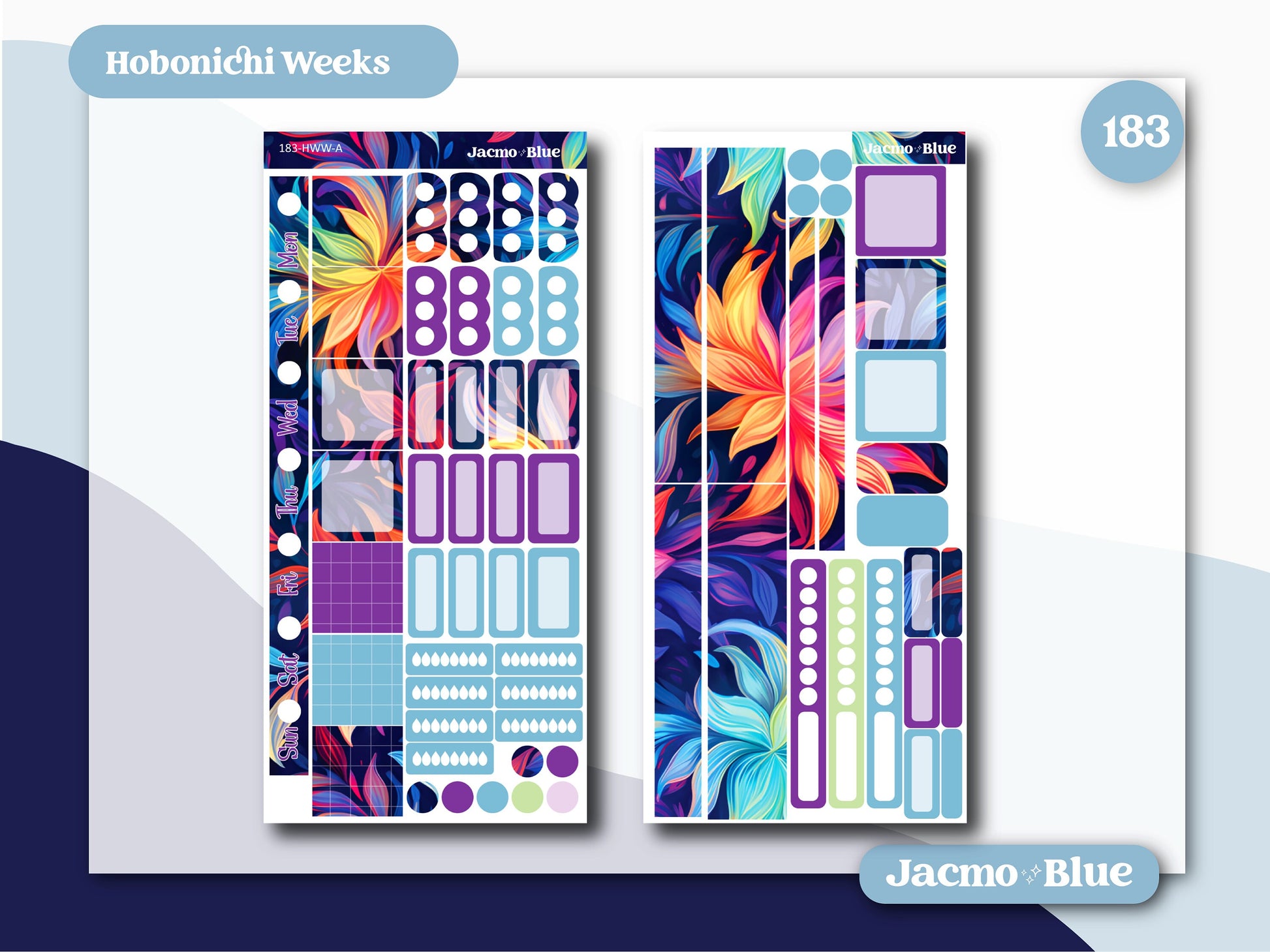 Daydreams Hobonichi Weeks Weekly Sticker Kit 183