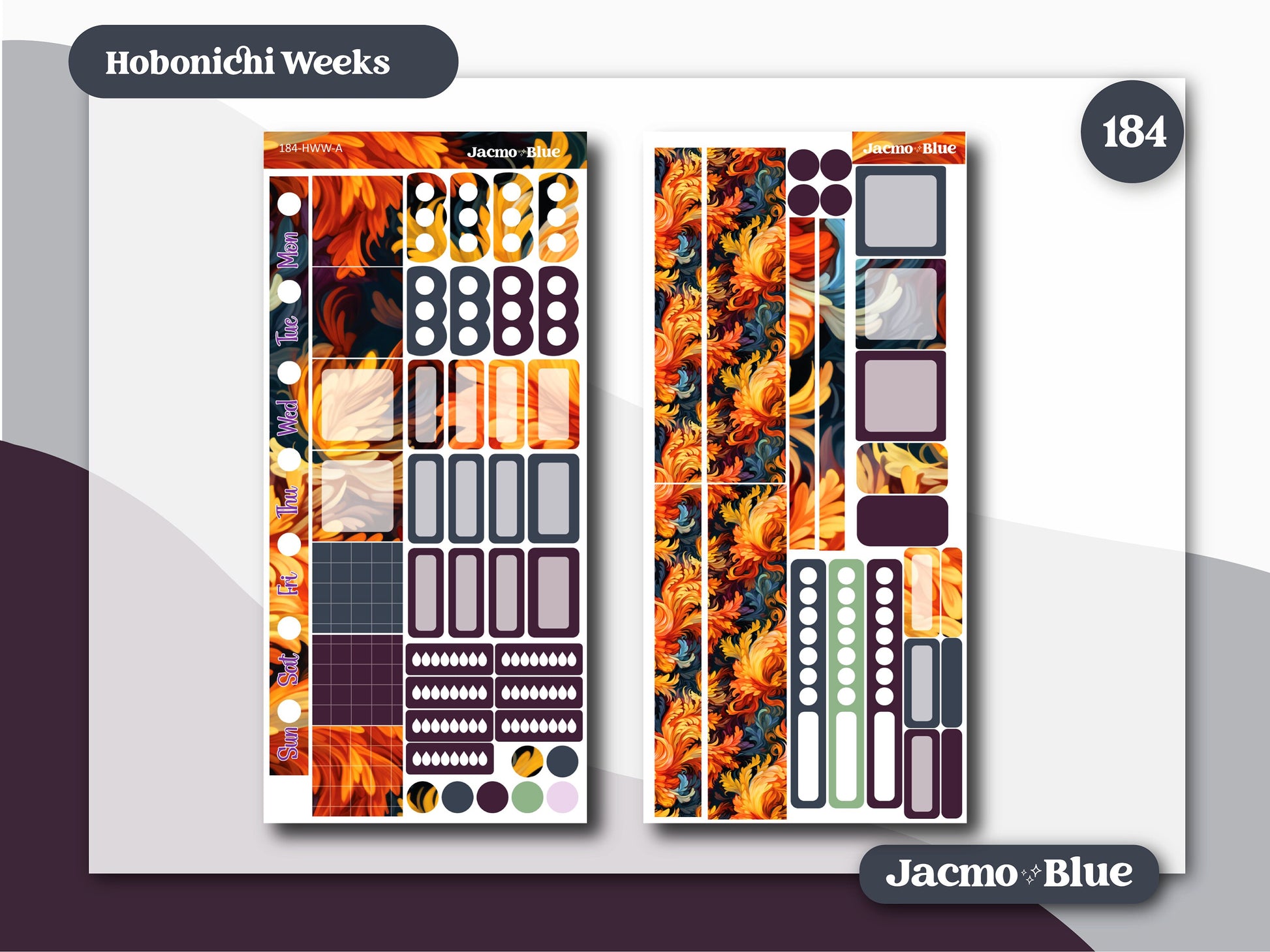 Daydreams Hobonichi Weeks Weekly Sticker Kit 184