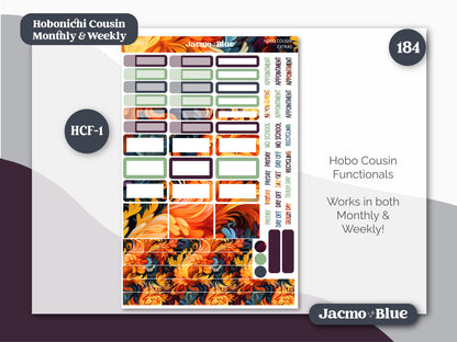 Daydreams Hobonichi Cousin Weekly Planner Stickers Kit 184