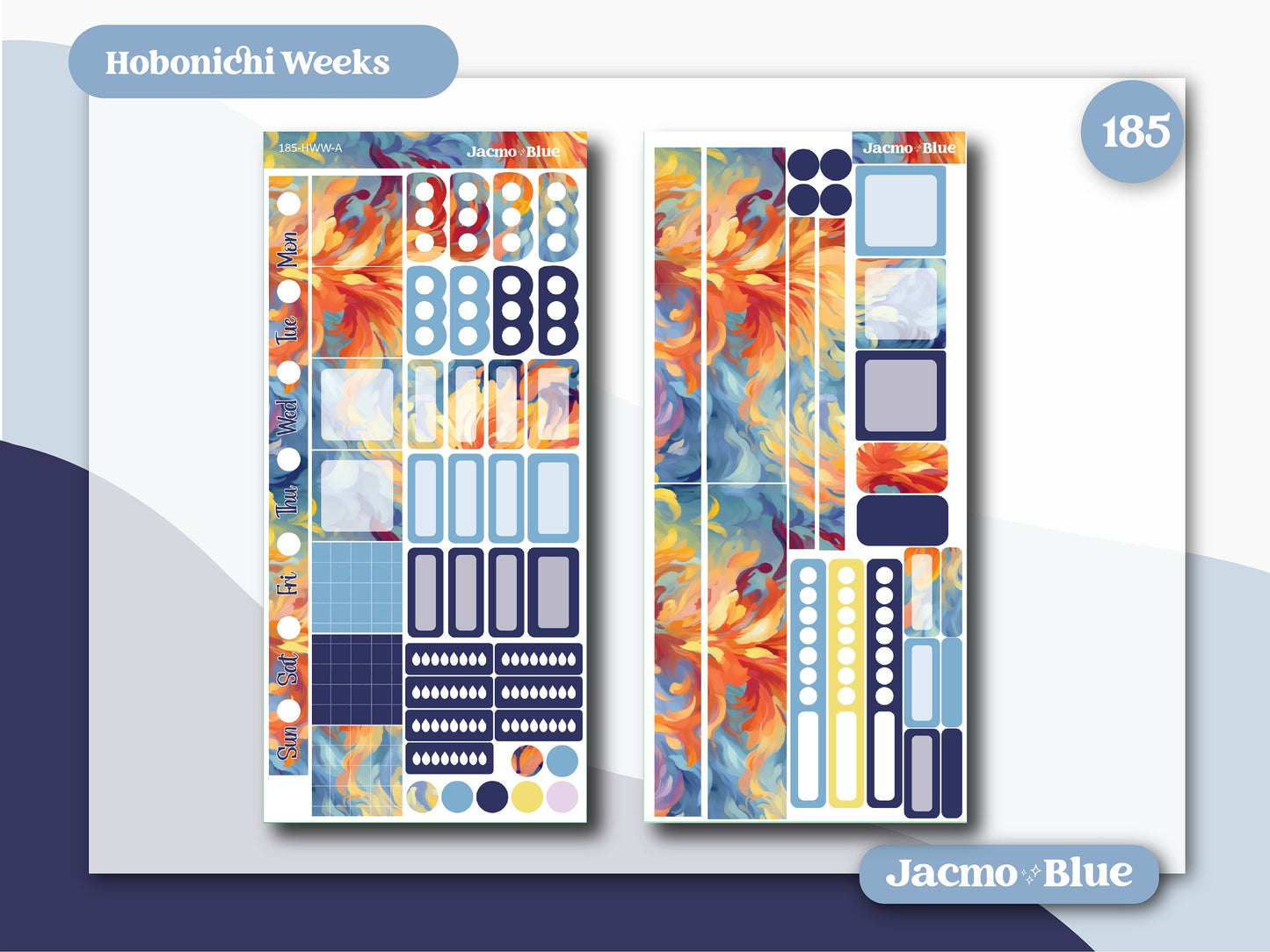 Daydreams Hobonichi Weeks Weekly Sticker Kit 185