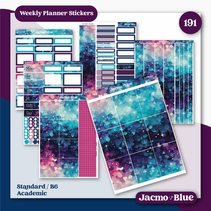 Weekly Planner Sticker Kit Vertical Planner Stickers Kit 191