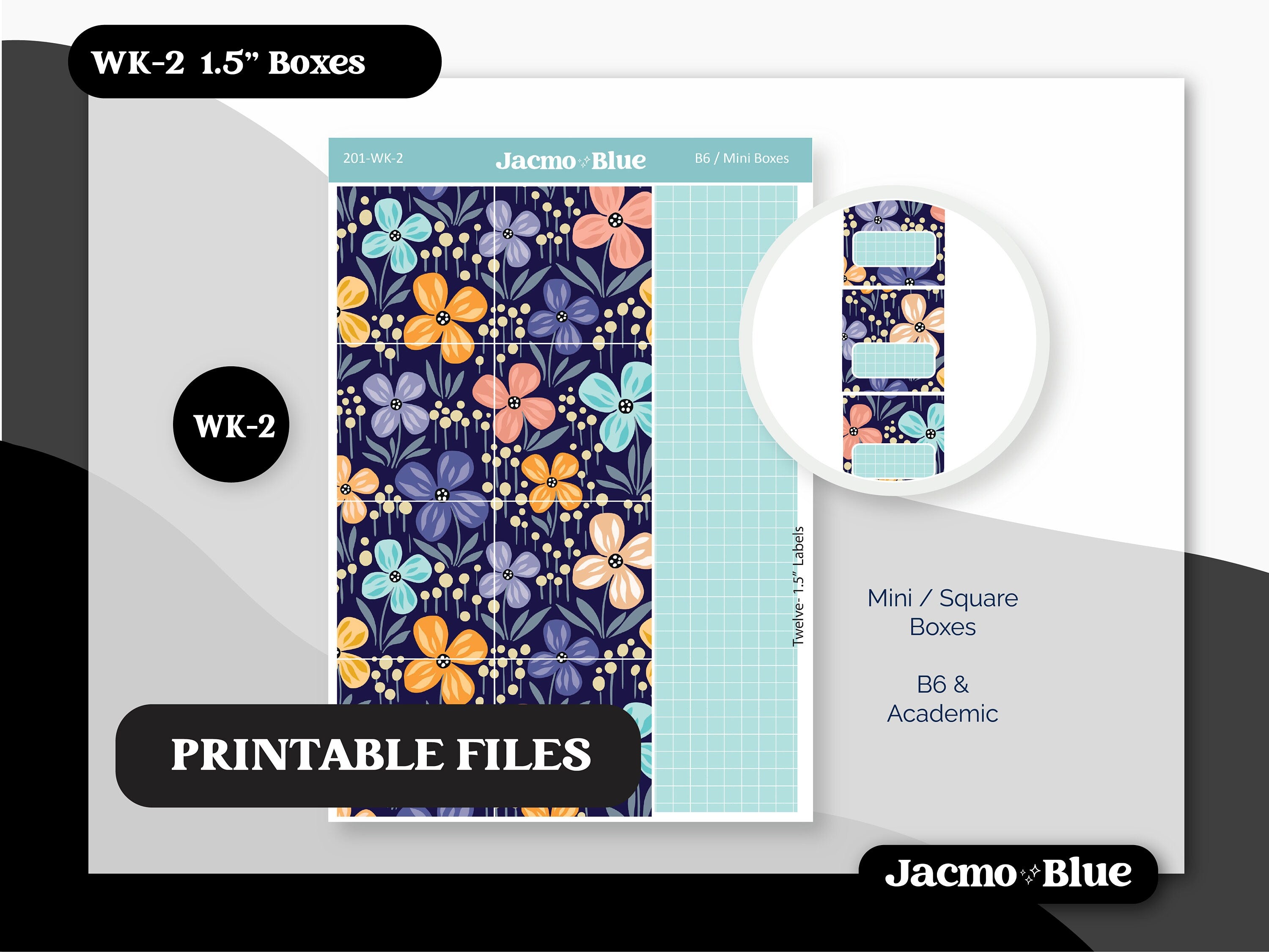 Hot Planner sticker kits B6