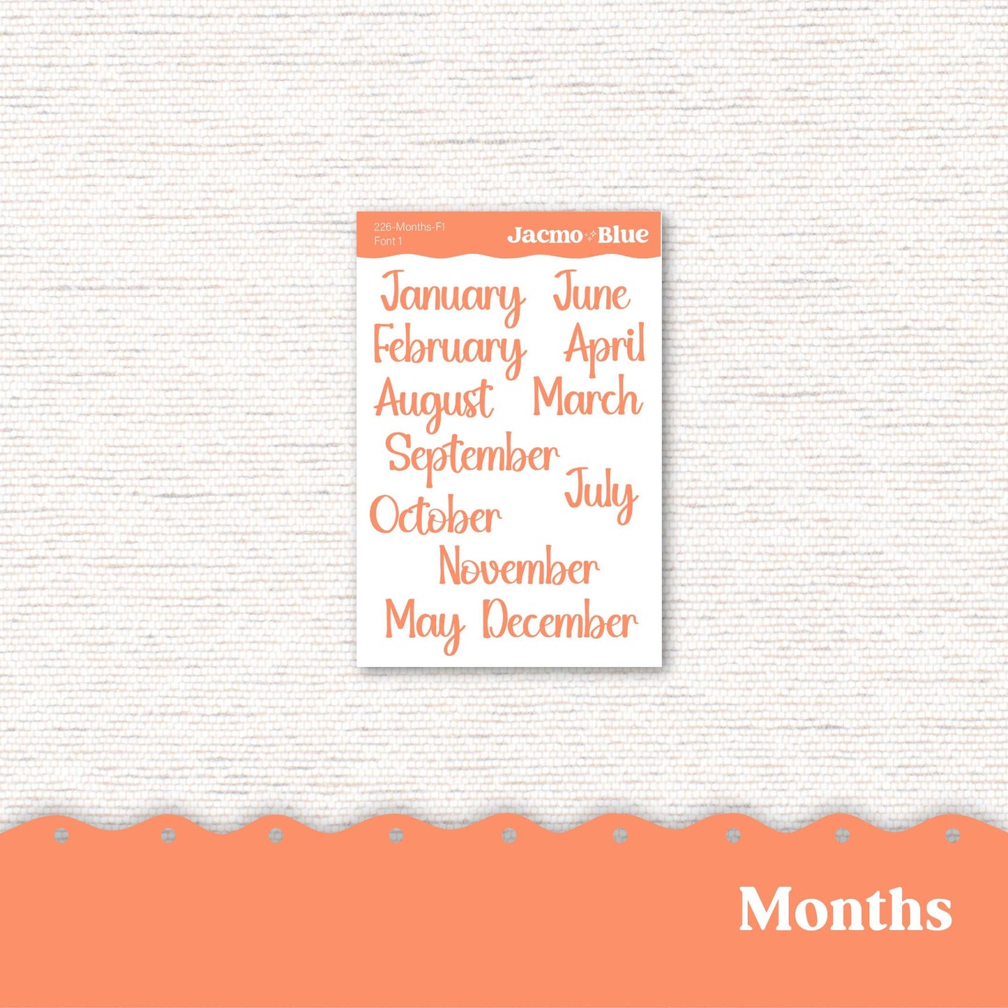 Floral 7x9 A5 Kit Monthly Planner Erin Condren Sticker Kit 227 Monthly Kit for 7x9 or A5 planners