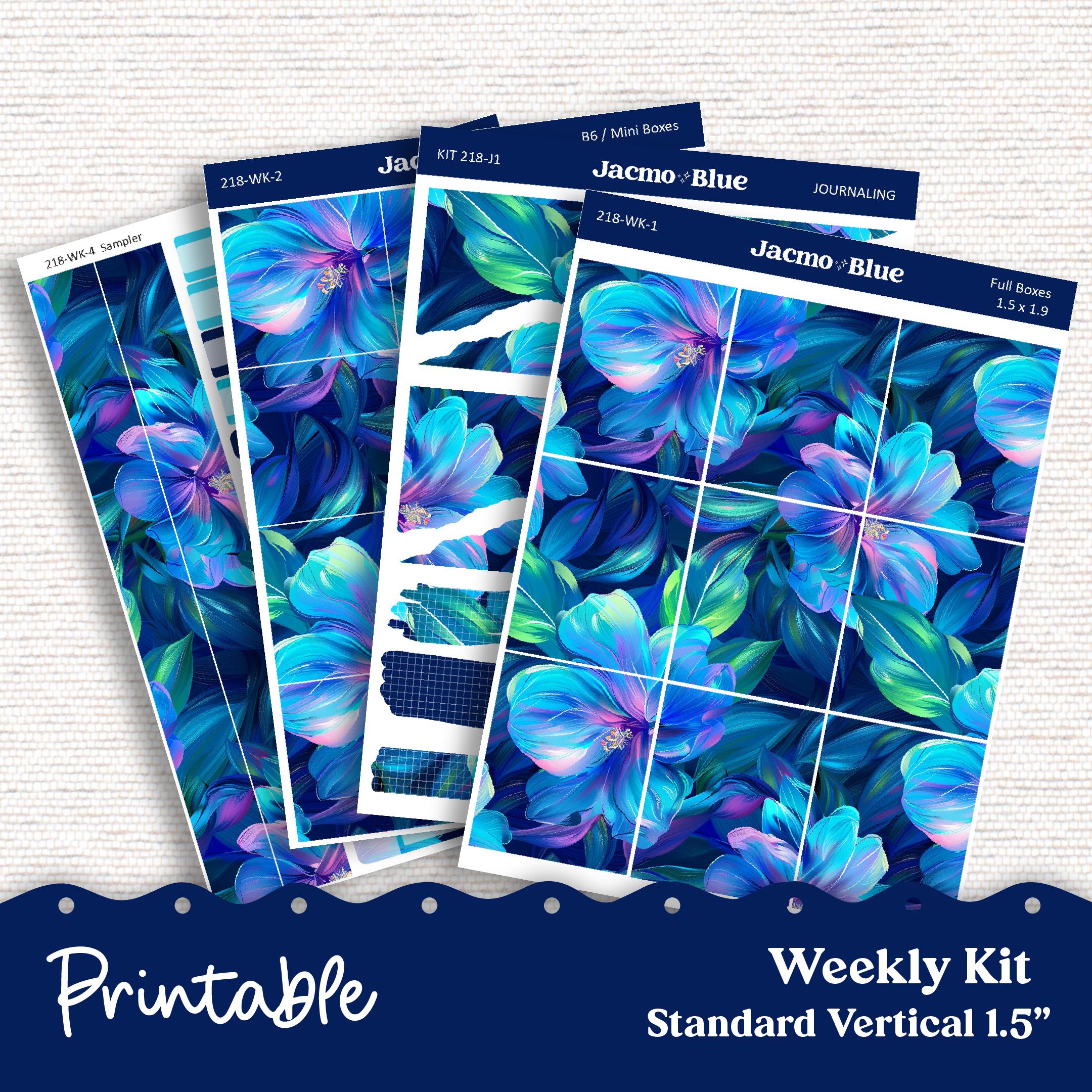 Check Weekly Sticker PRINTABLE Weekly Sticker Kit Standard B6 Academic Planner Stickers - S ...