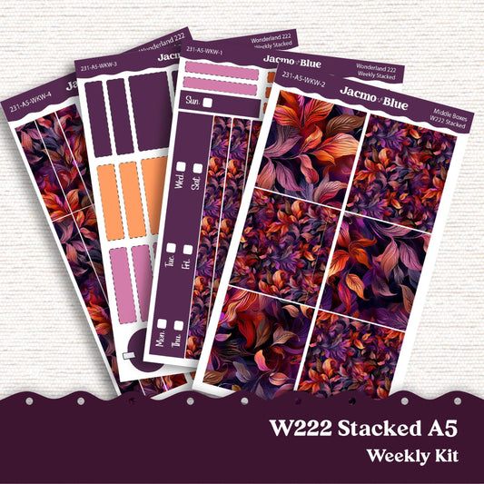 Summer Sunset Weekly Planner Sticker Kit 231 Vertical Planner Stickers Happy Planner Erin Condren Plum Paper - Standard Vertical 1.5"