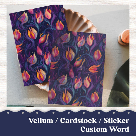 Vellum or Cardstock Dashboard Tip-in for Planners or Junk Journaling - Kit 210 September