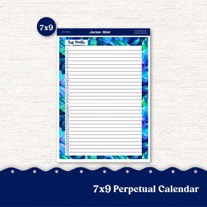 Extroverted 7x9 A5 Kit Monthly Planner Erin Condren Sticker Kit 218 Monthly Kit for 7x9 or A5 planners