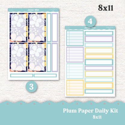 Daily Planner Sticker Kit sized for Plum Paper Planner 8x11 & 7x9 Stickers Kit 201