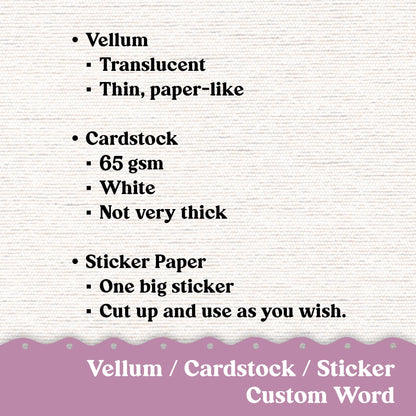 Vellum or Cardstock Dashboard Tip-in for Planners or Junk Journaling - 107V Watercolor Purple Blue Floral