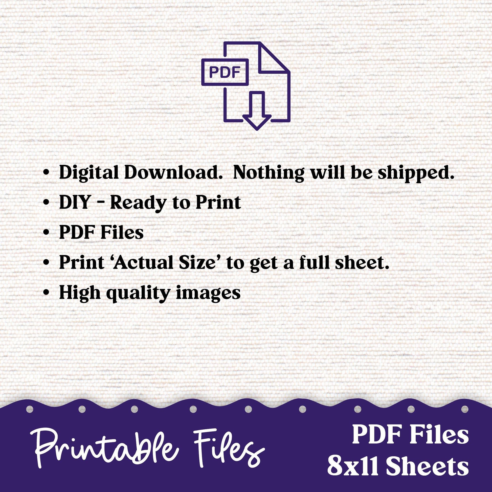 Printable Dashboard for Planner, Junk Journaling, Crafting PDF Digital Download 116VP