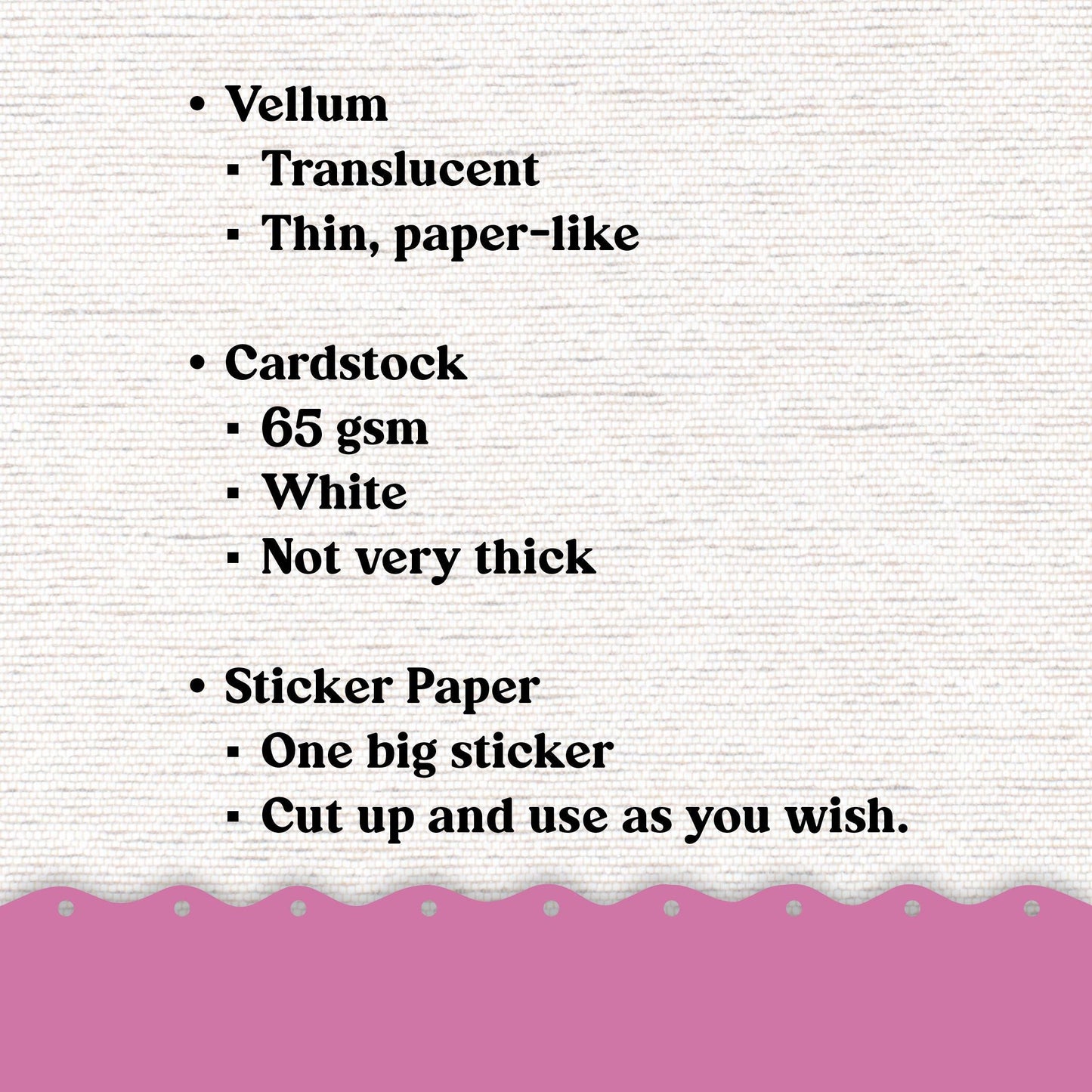 Vellum or Cardstock Dashboard Tip-in for Planners or Junk Journaling - 109V - Periwinkle Abstract