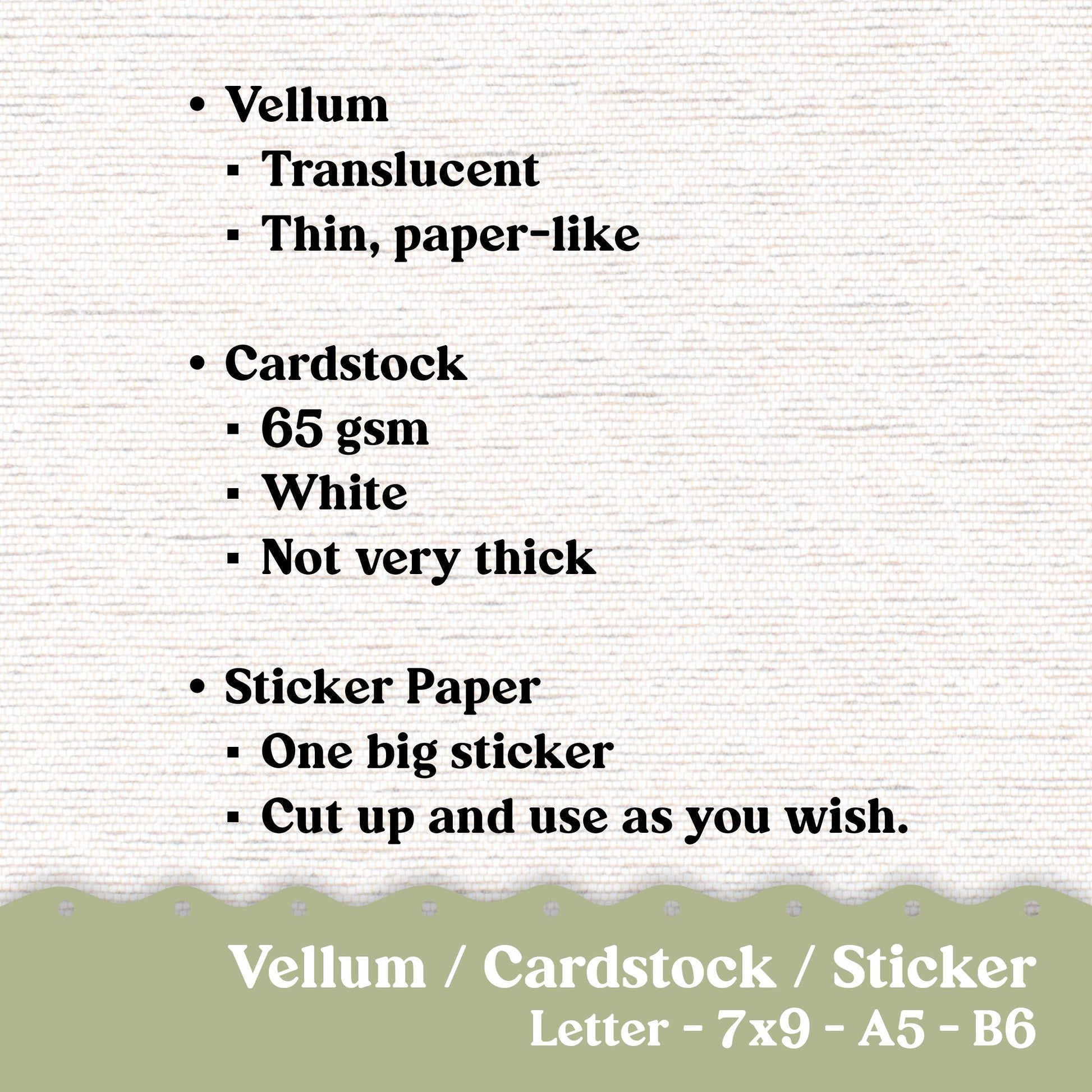 Vellum or Cardstock Dashboard Tip-in for Planners or Junk Journaling - 122V - Vintage Butterflies