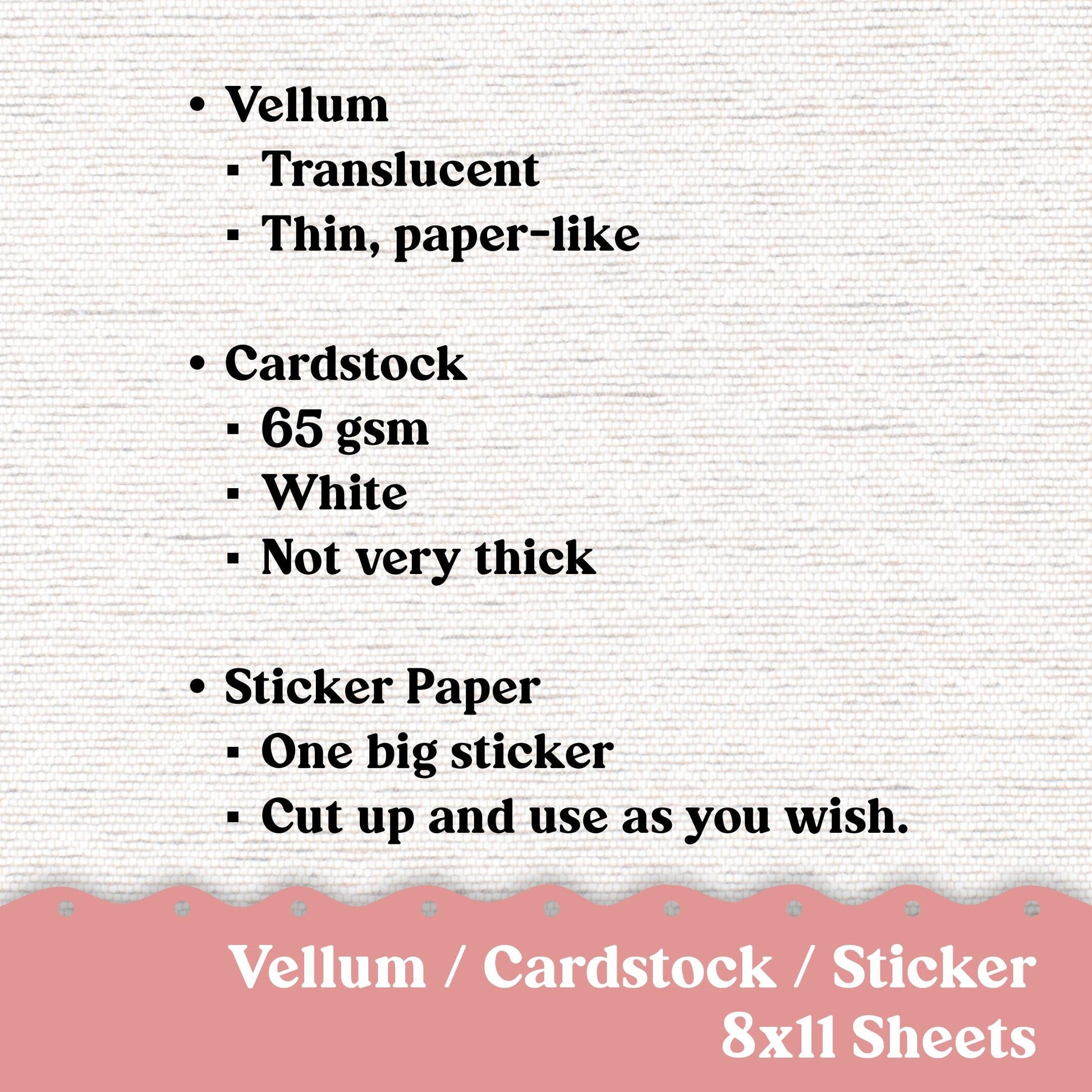 Vellum or Cardstock Dashboard Tip-in for Planners or Junk Journaling - Kit 237 Hot Chocolate