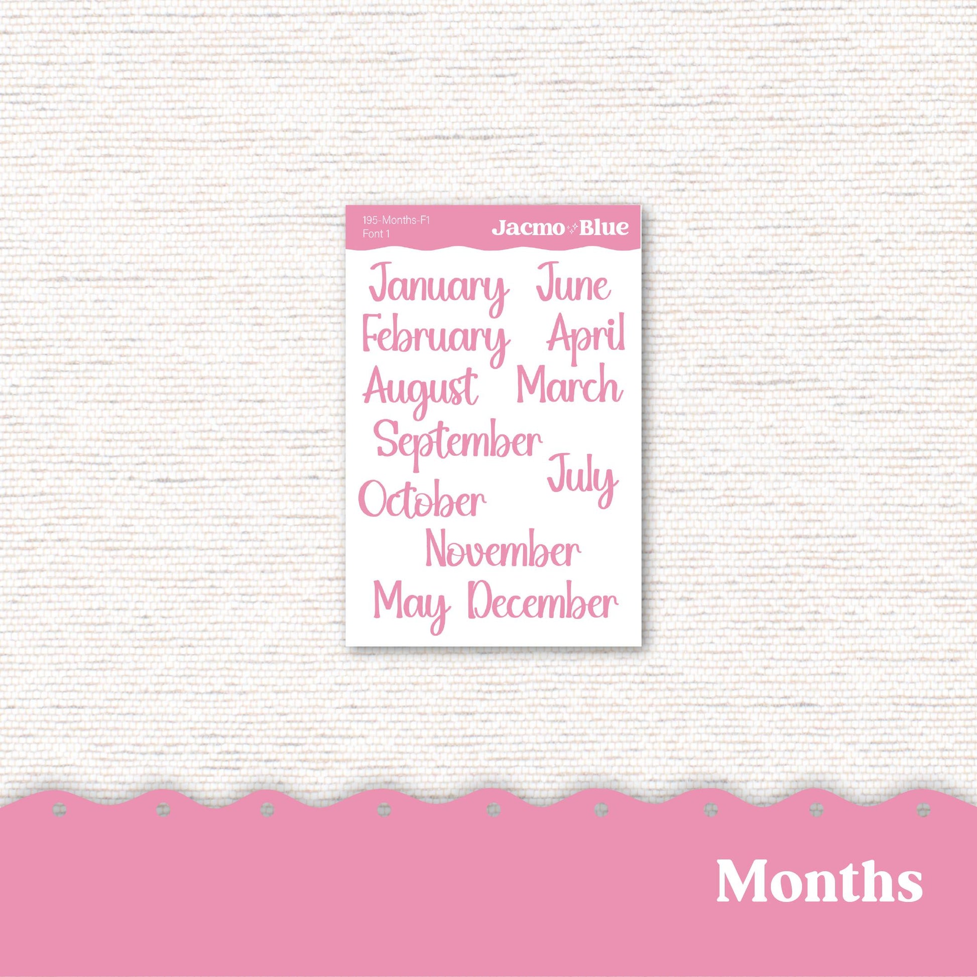 Plum Paper Monthly Sticker Kit for 8x11 7x9 A5 Planners - Kit 181 Planner Stickers Pink Vintage Kimono