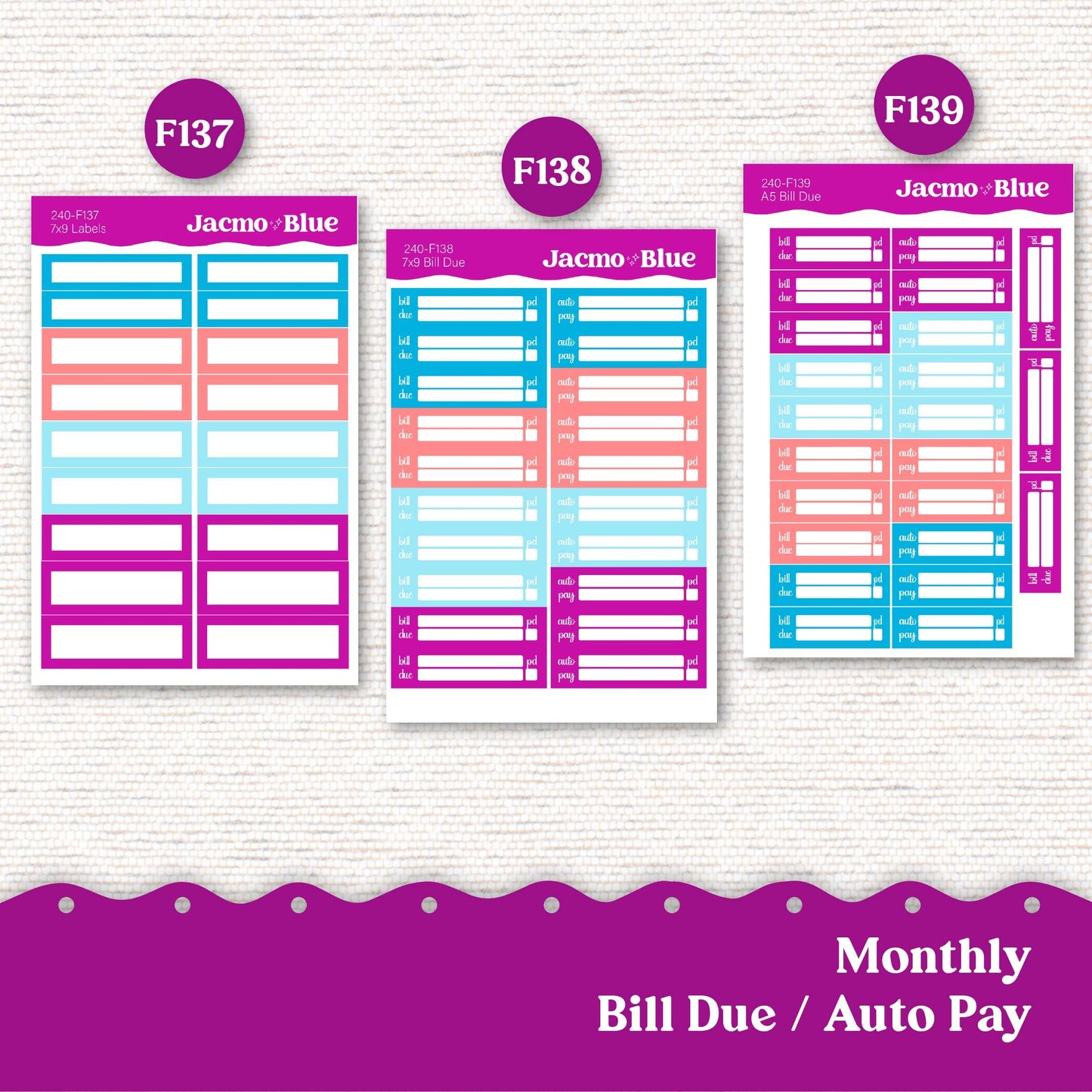 Outrageous Planner Stickers 7x9 A5 Kit Monthly Planner Erin Condren Sticker Kit 240