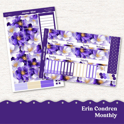 Planner Stickers 7x9 A5 Kit Monthly Planner Erin Condren Sticker Kit 245 Monthly Kit for 7x9 or A5 planners 2025