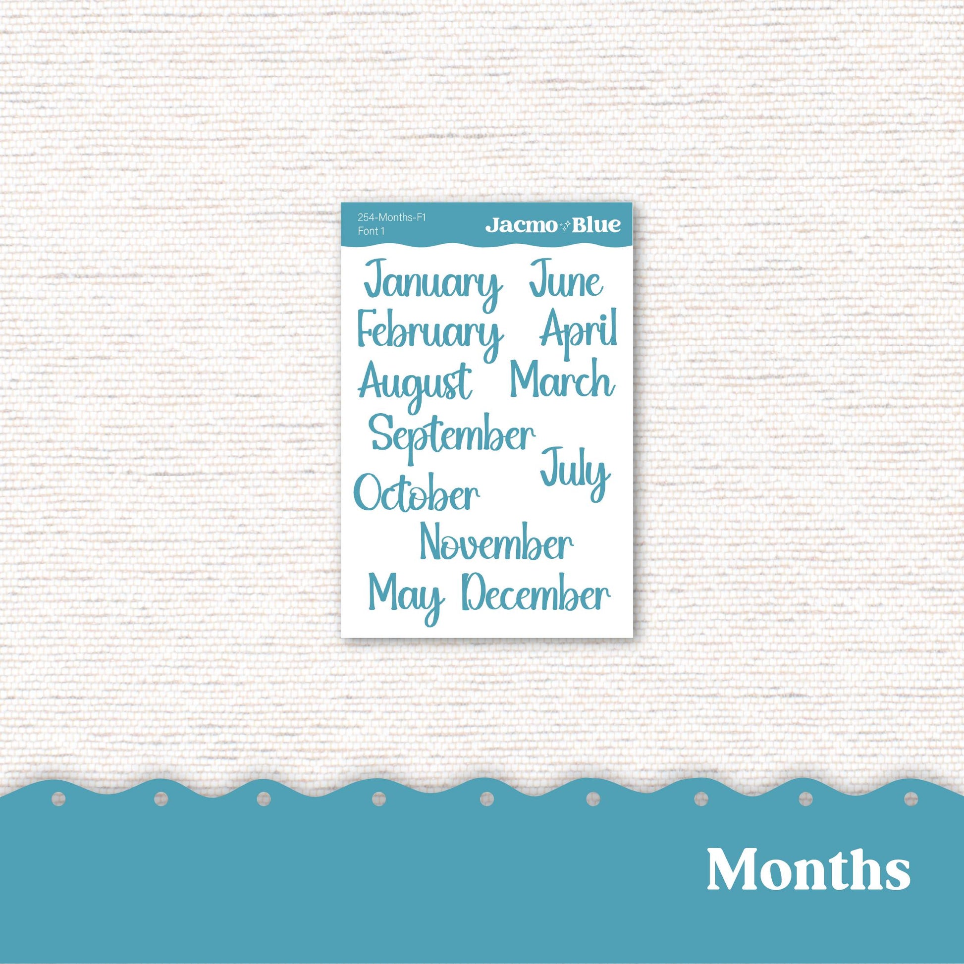 Kit 254 Hobonichi Cousin Monthly Planner Stickers Green Yellow Purple